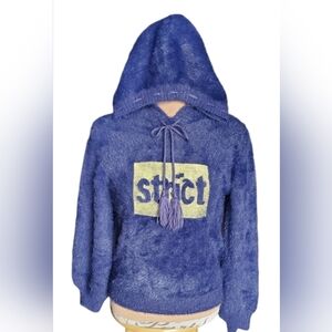 Fuzzy Blue Strict Sweater